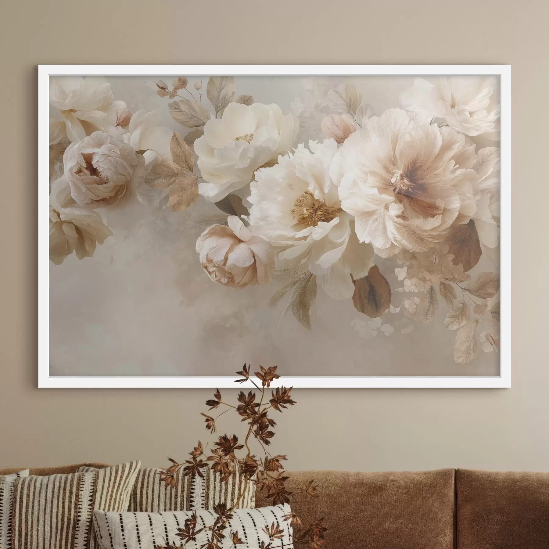 Fotobehang Grote pioenrozen f47702