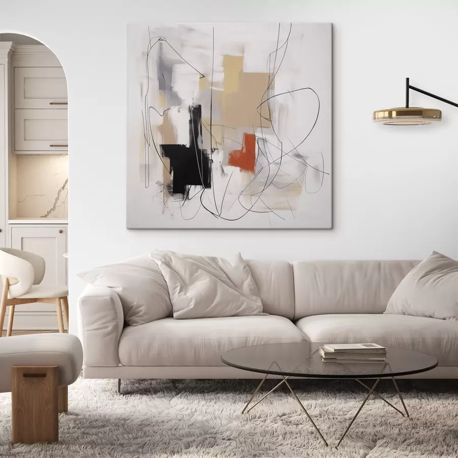  Schilderijen Chaotische abstractie s47723