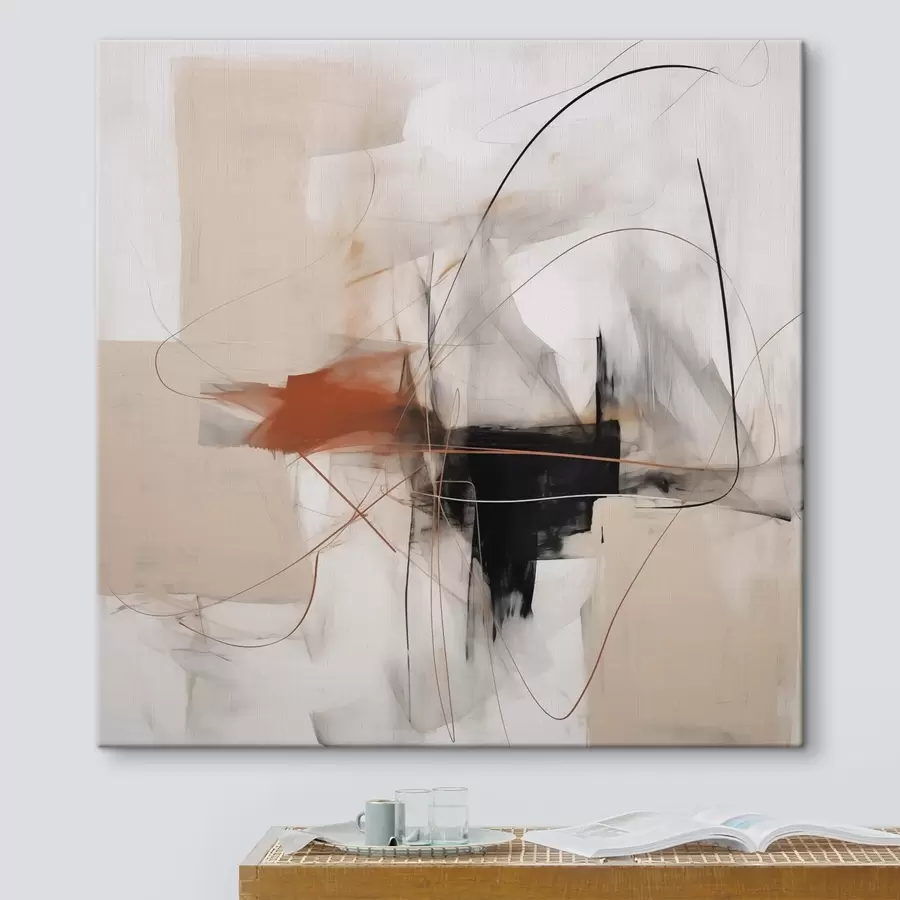  Schilderijen Chaotische abstractie s47724