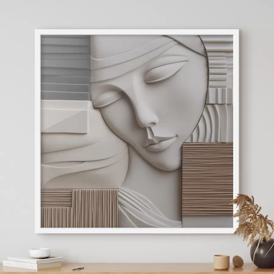 Fotobehang Abstract portret f47709