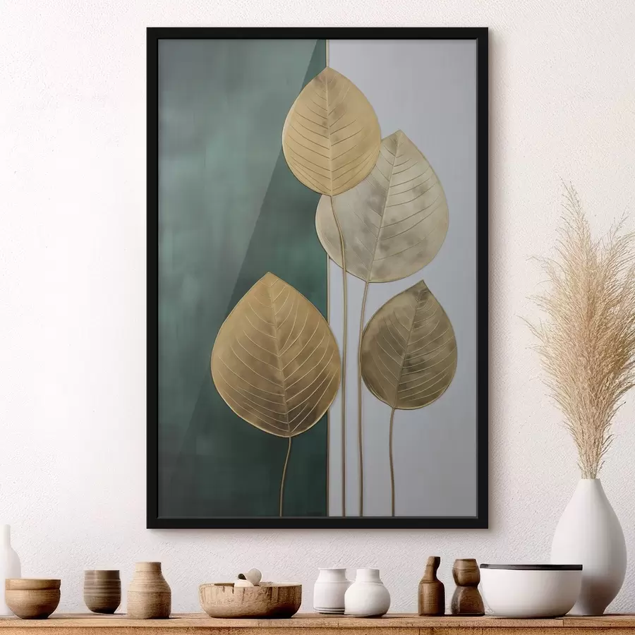Papier peint photo Feuilles abstraites f47718