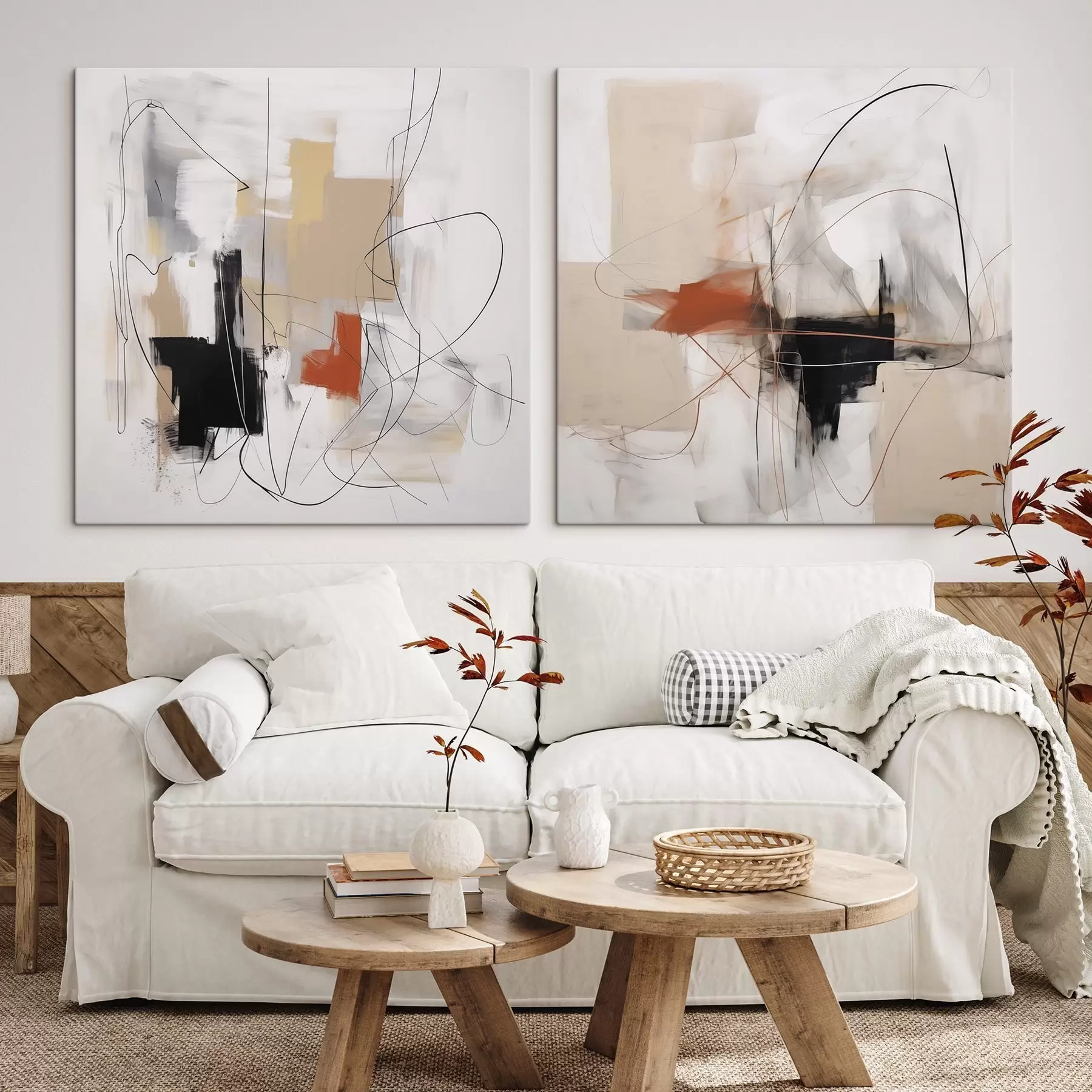  Peintures Abstraction chaotique m01296