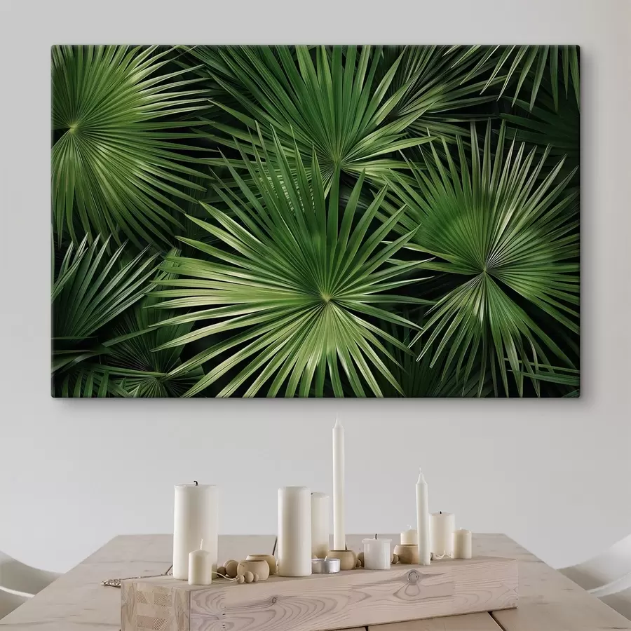  Schilderijen Grote bladeren, bragaea s47746