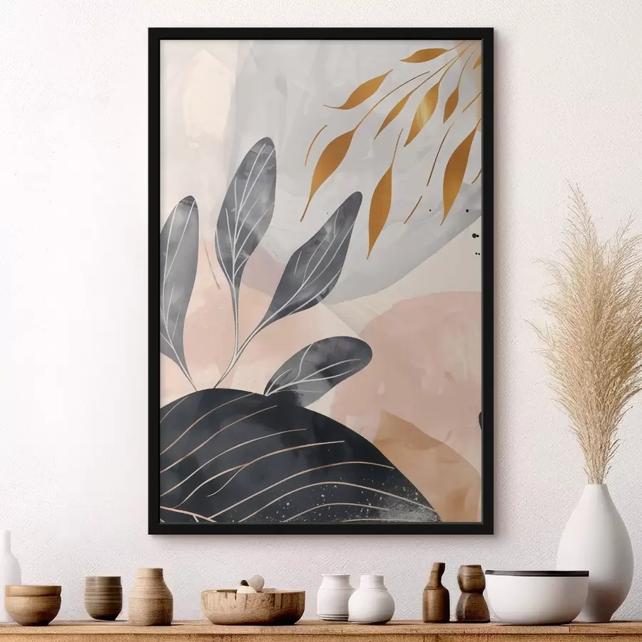 Fotobehang Abstractie van bloemen f47743