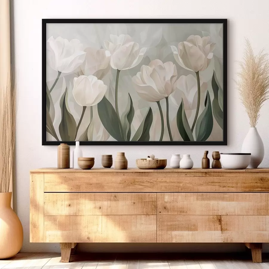 Fotobehang Grote tulpen f47745