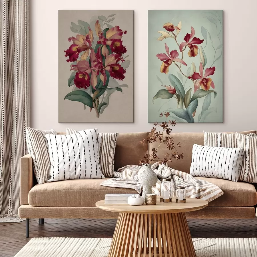  Peintures Fleurs vintage m01303