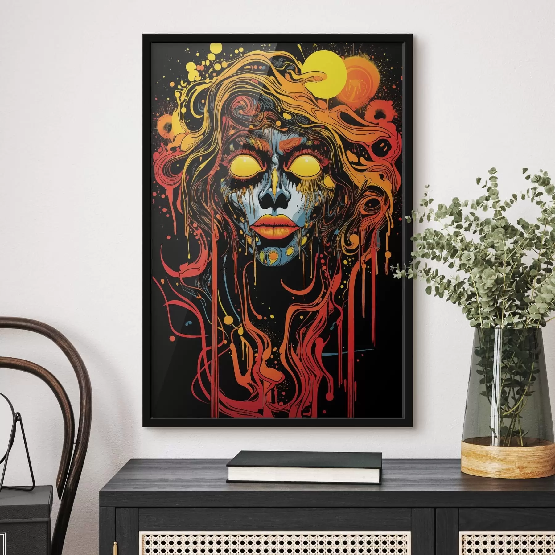 Papier peint photo Portrait abstrait lumineux f47738