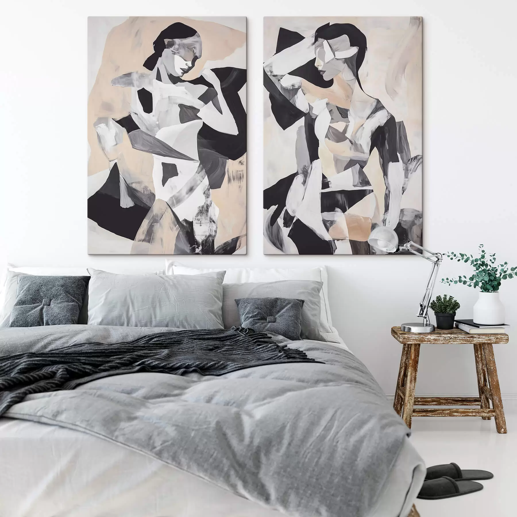  Peintures Silhouette abstraite m01267