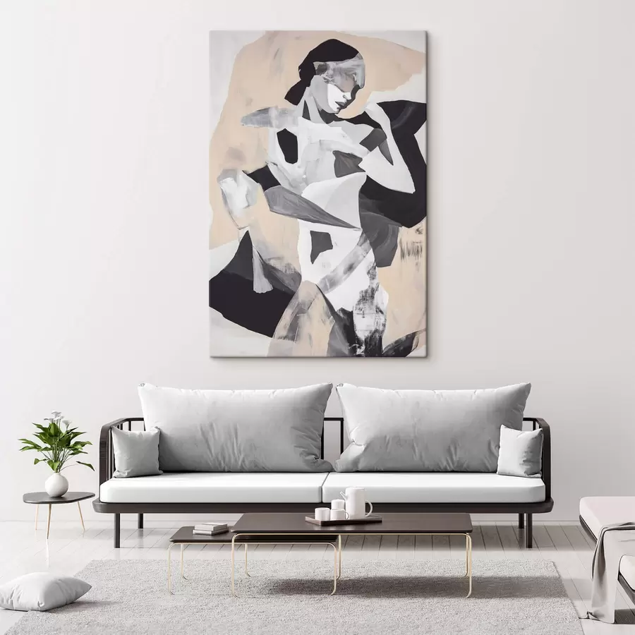  Peintures Silhouette abstraite s47658