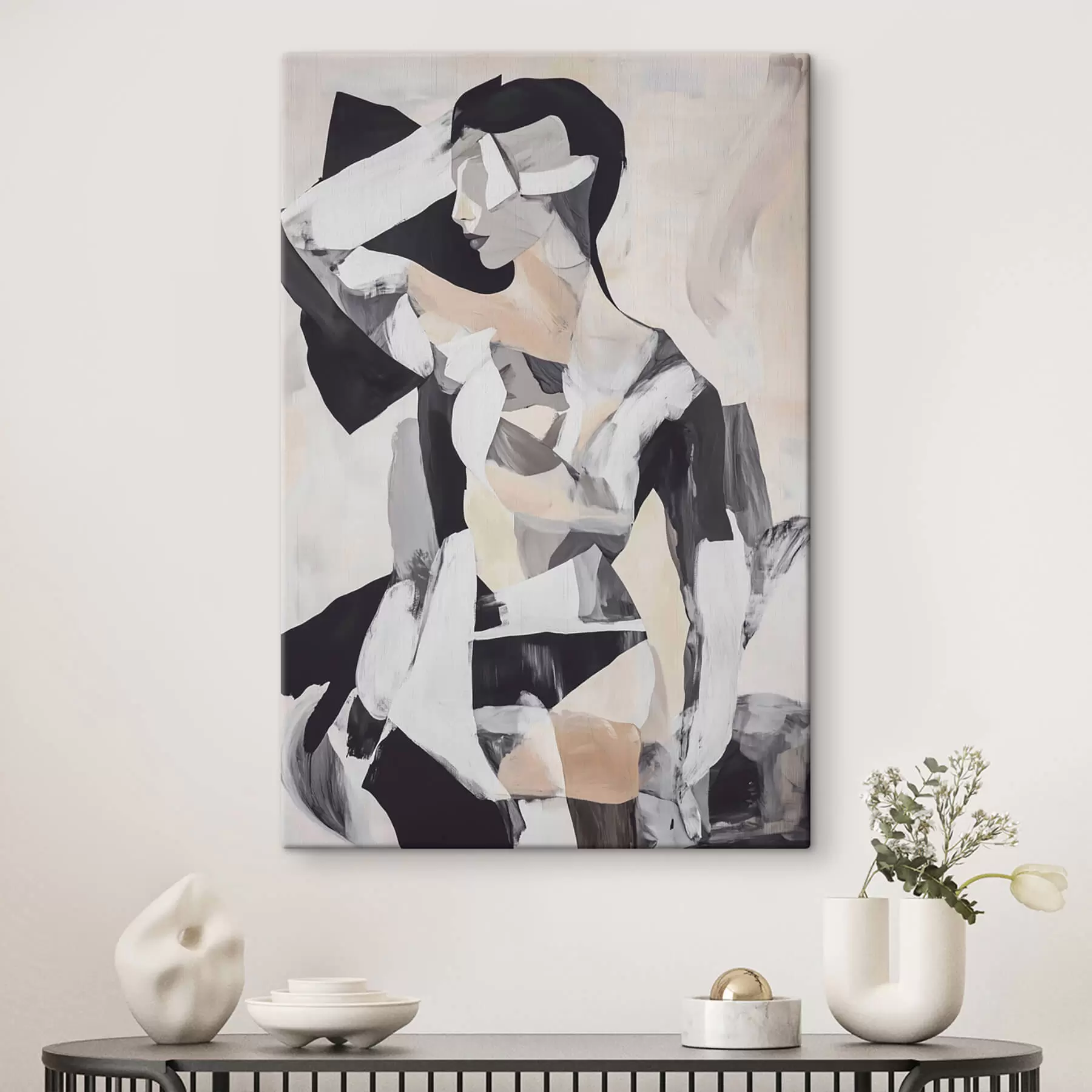  Peintures Silhouette abstraite s47659