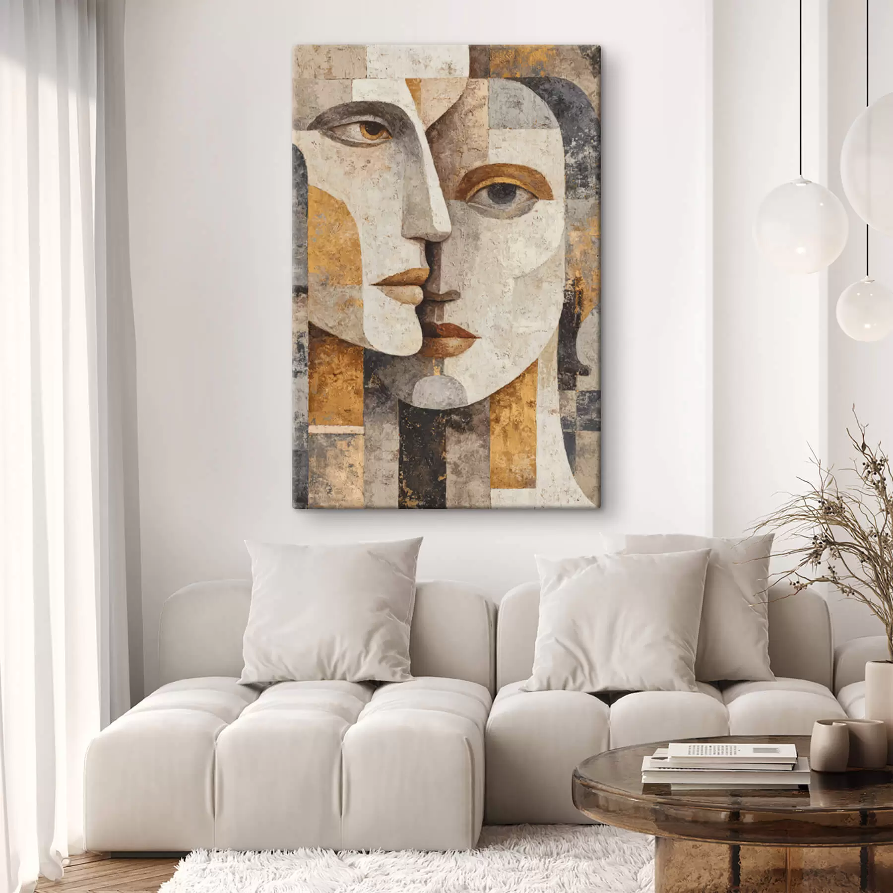  Schilderijen Abstracte portretten s47663