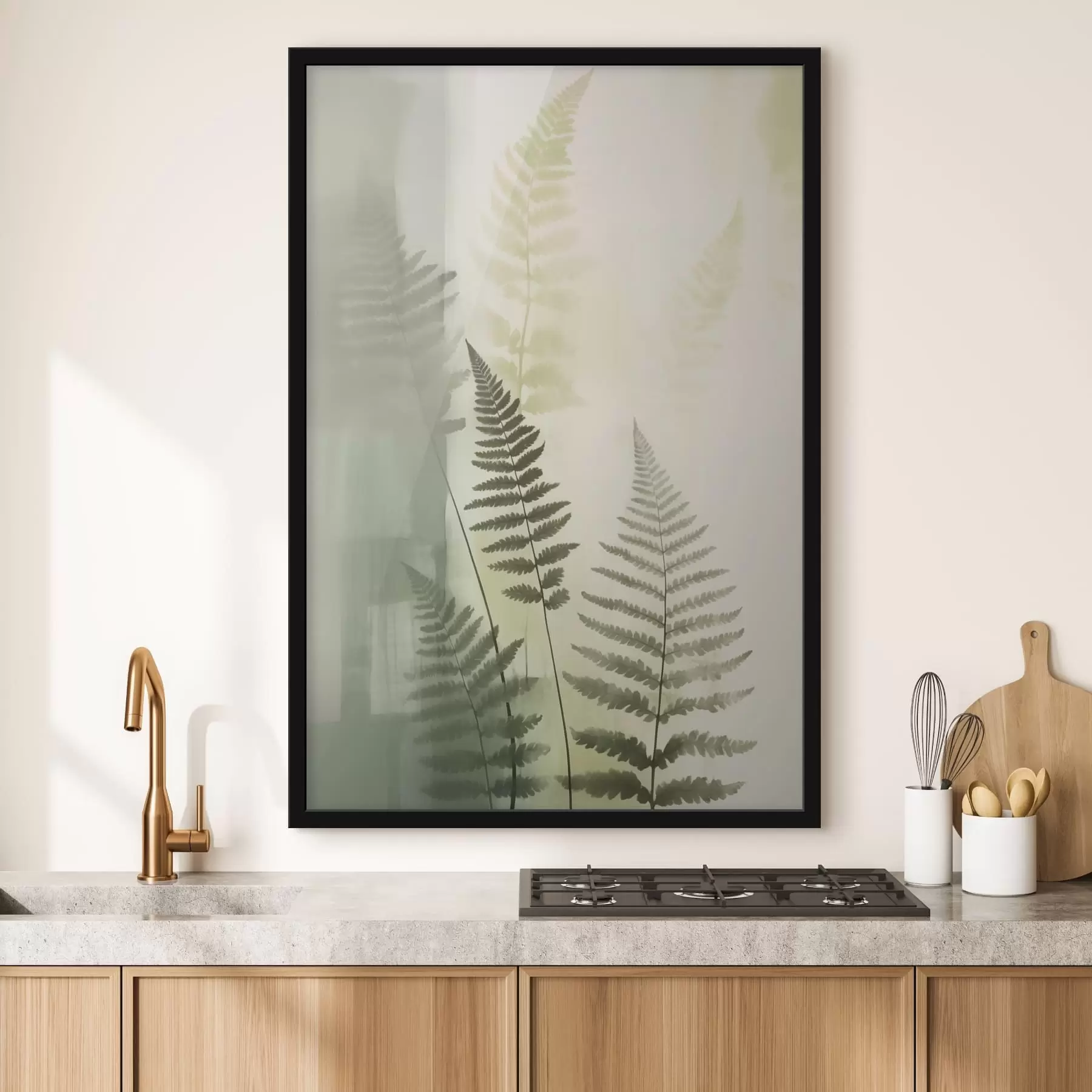 Papier peint photo Feuilles de fougère f47657