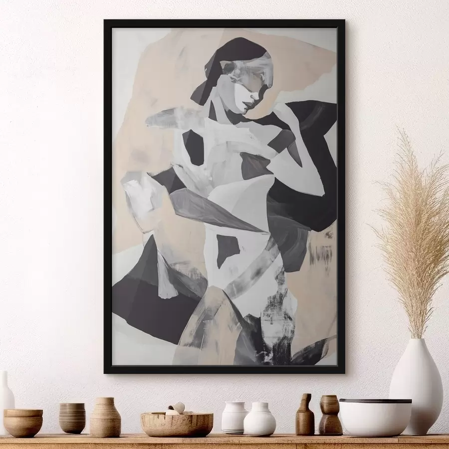 Papier peint photo Silhouette abstraite f47658