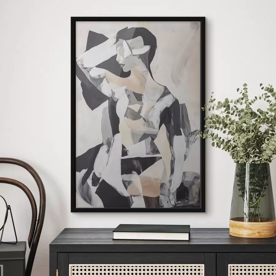 Papier peint photo Silhouette abstraite f47659