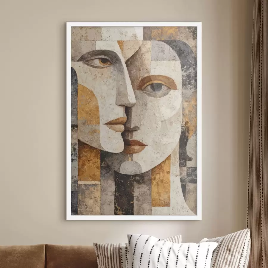 Fotobehang Abstracte portretten f47663
