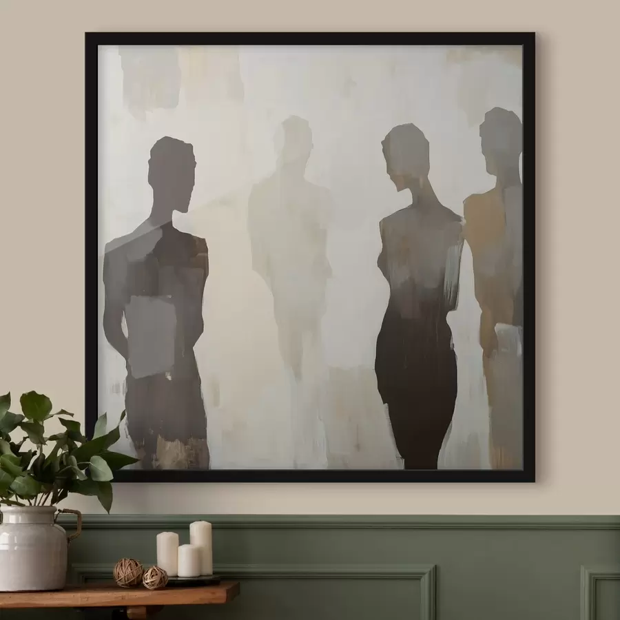 Papier peint photo Silhouettes abstraites f47778
