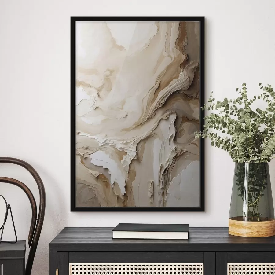 Papier peint photo Texture beige abstraite en couches f47269