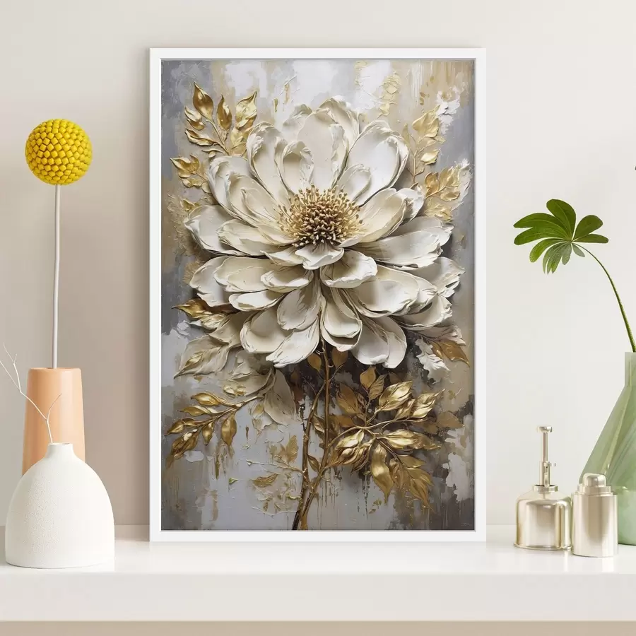 Papier peint photo Fleur légère texturée f47271