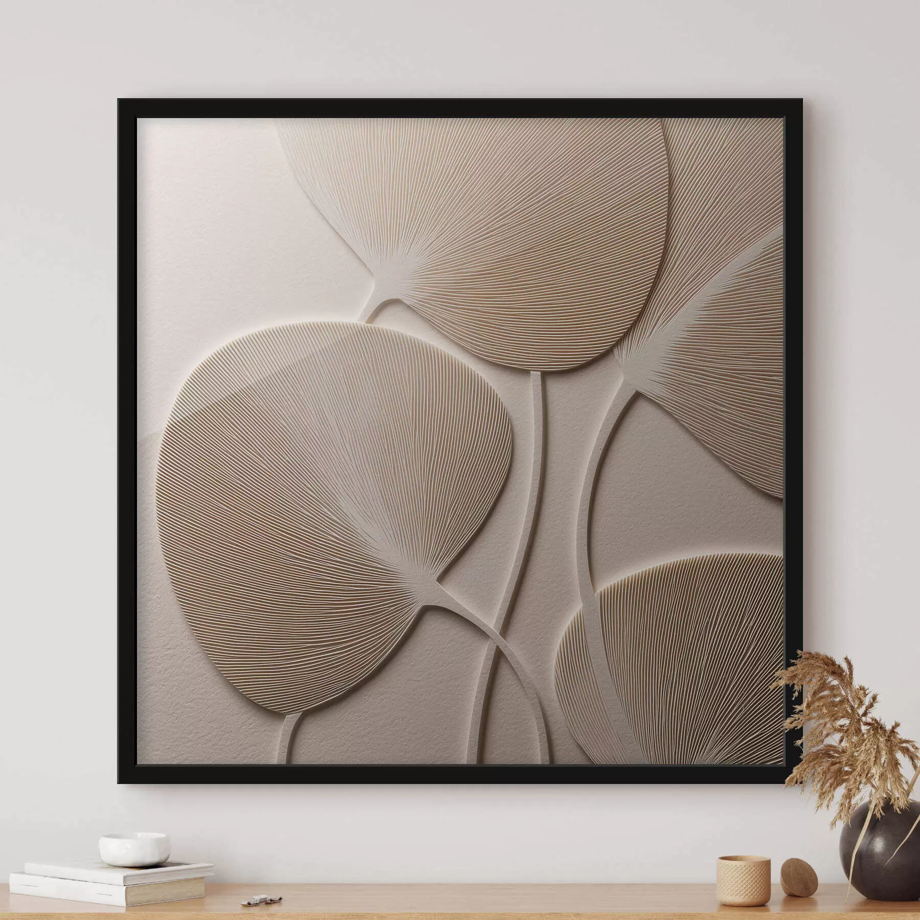 Fotobehang Abstract met bladeren f47795