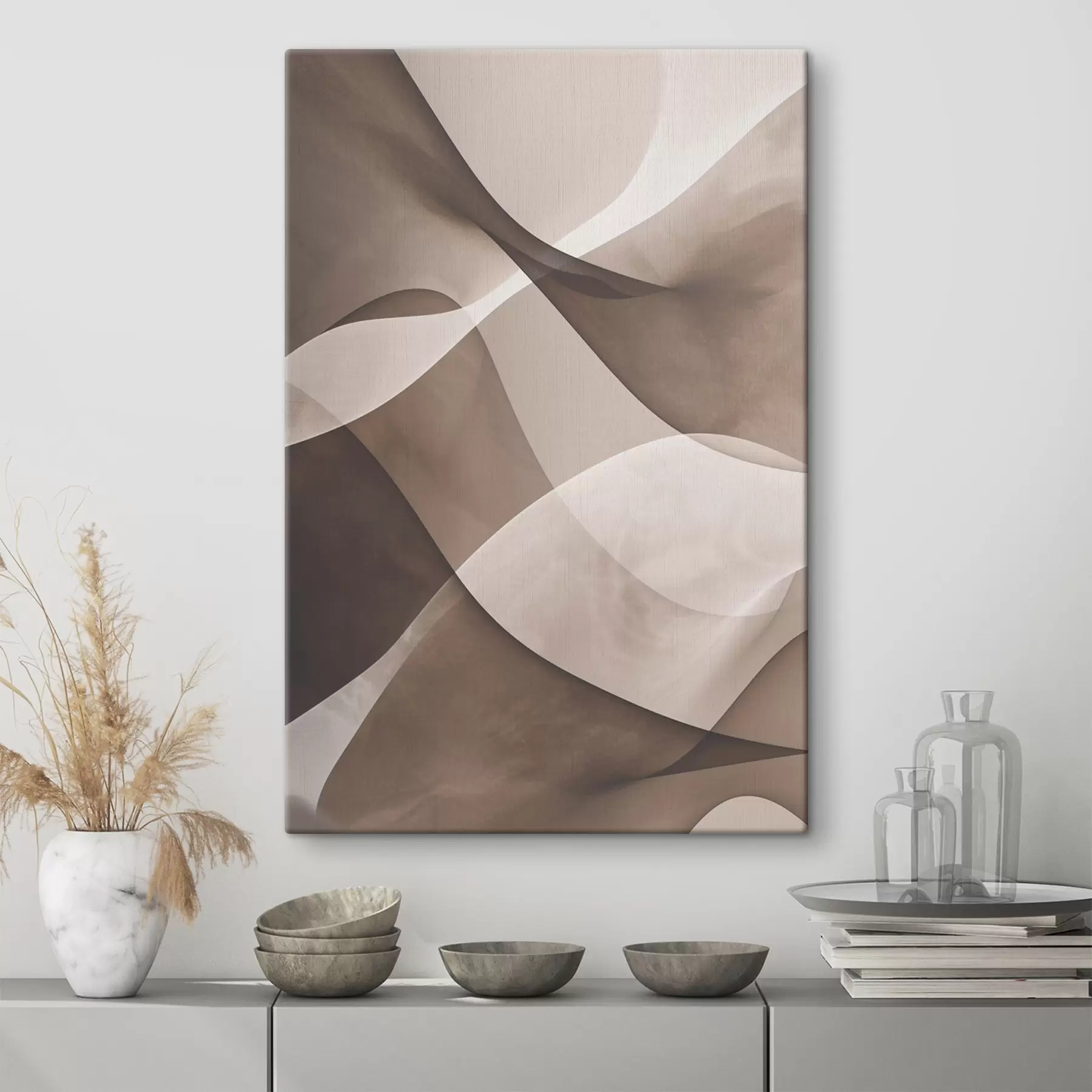  Schilderijen Delicaat doorschijnend abstract s47824