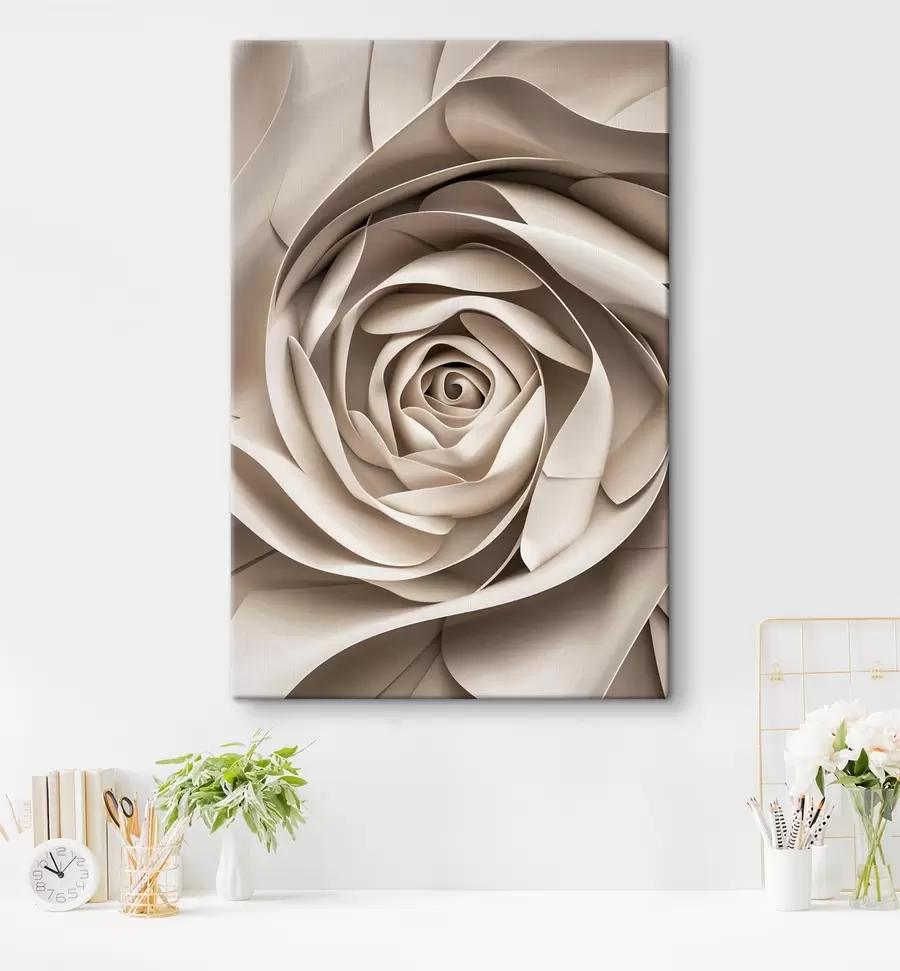  Peintures Grande rose abstraite s47825