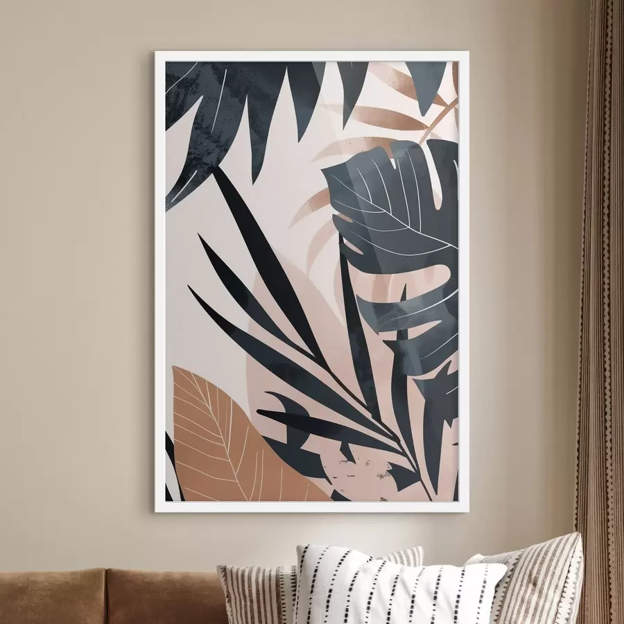 Fotobehang Tropische bladeren f47822