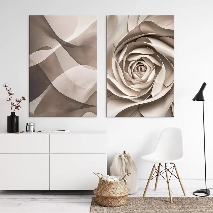 Fotobehang Grote roos en abstracte achtergrond m01312