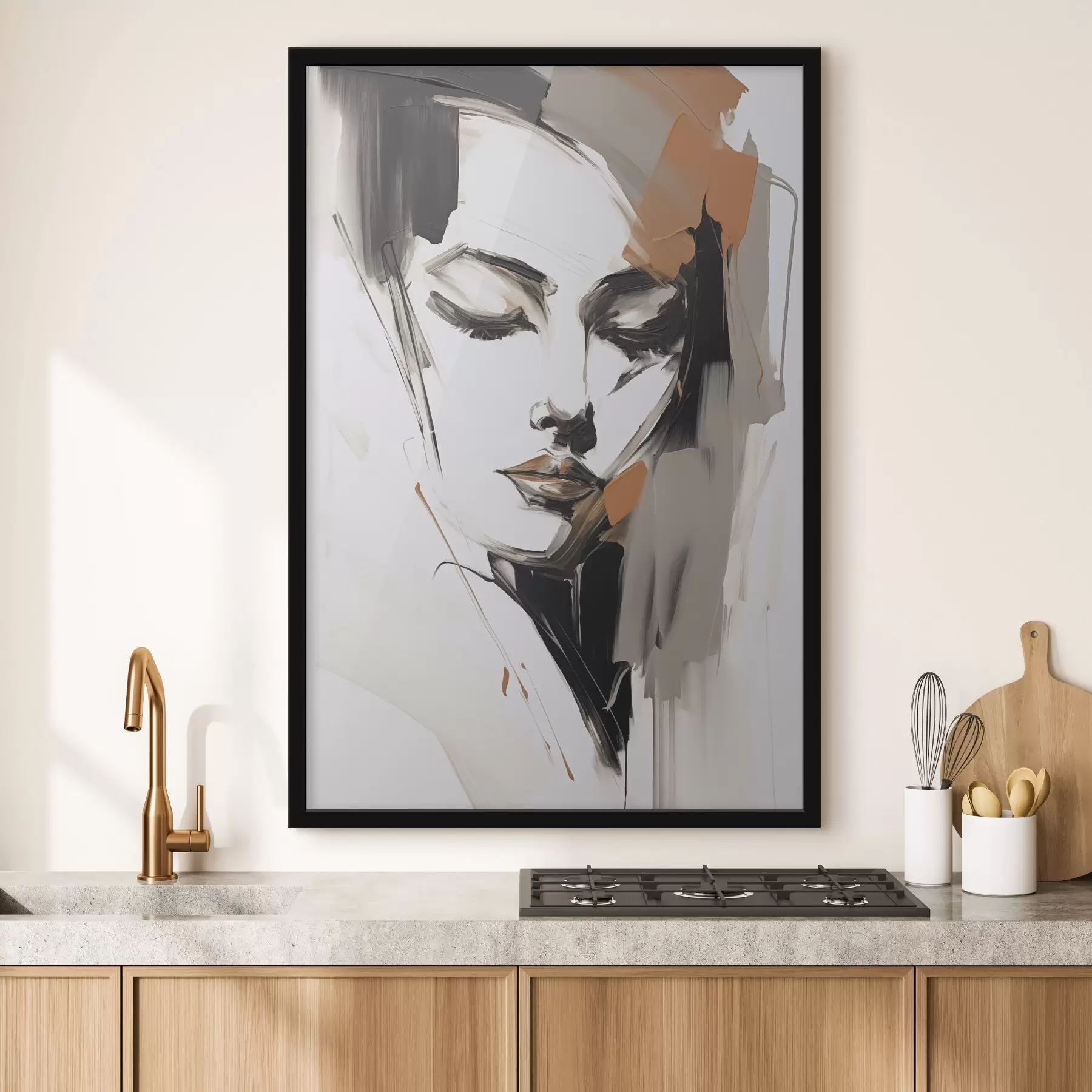 Fotobehang Abstract portret f47800