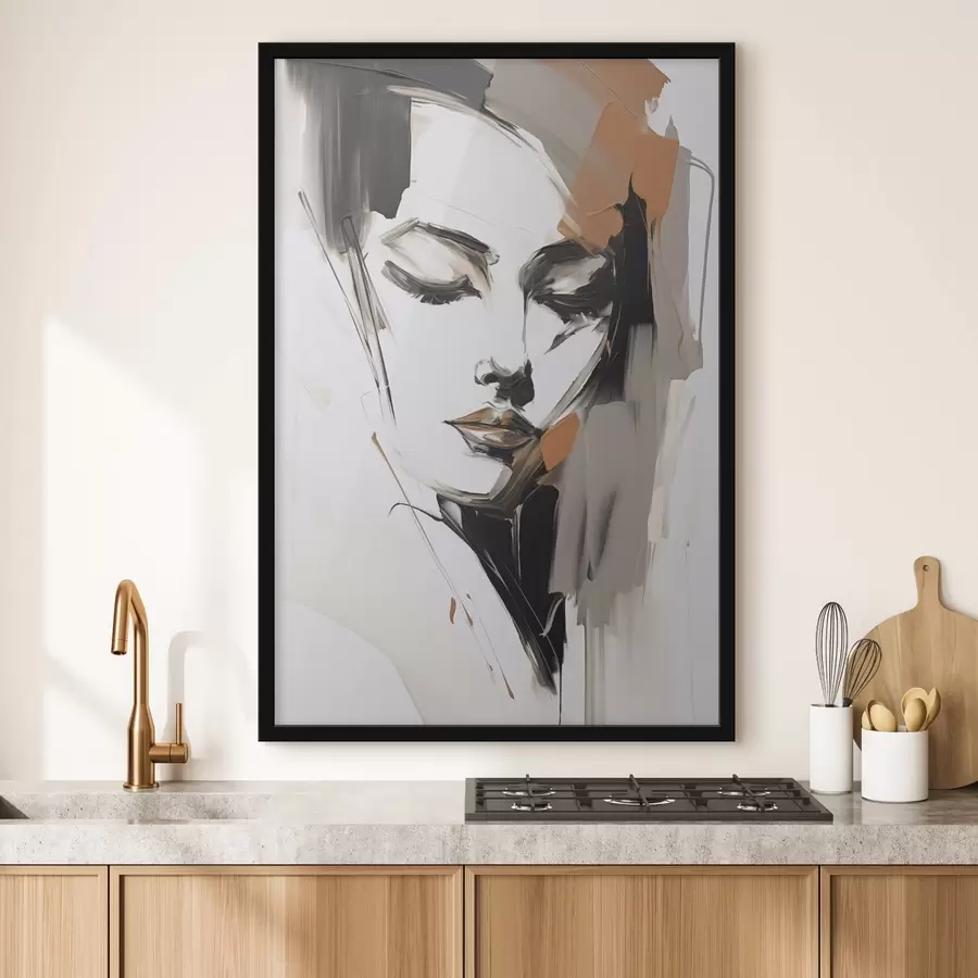 Fotobehang Abstract portret f47800