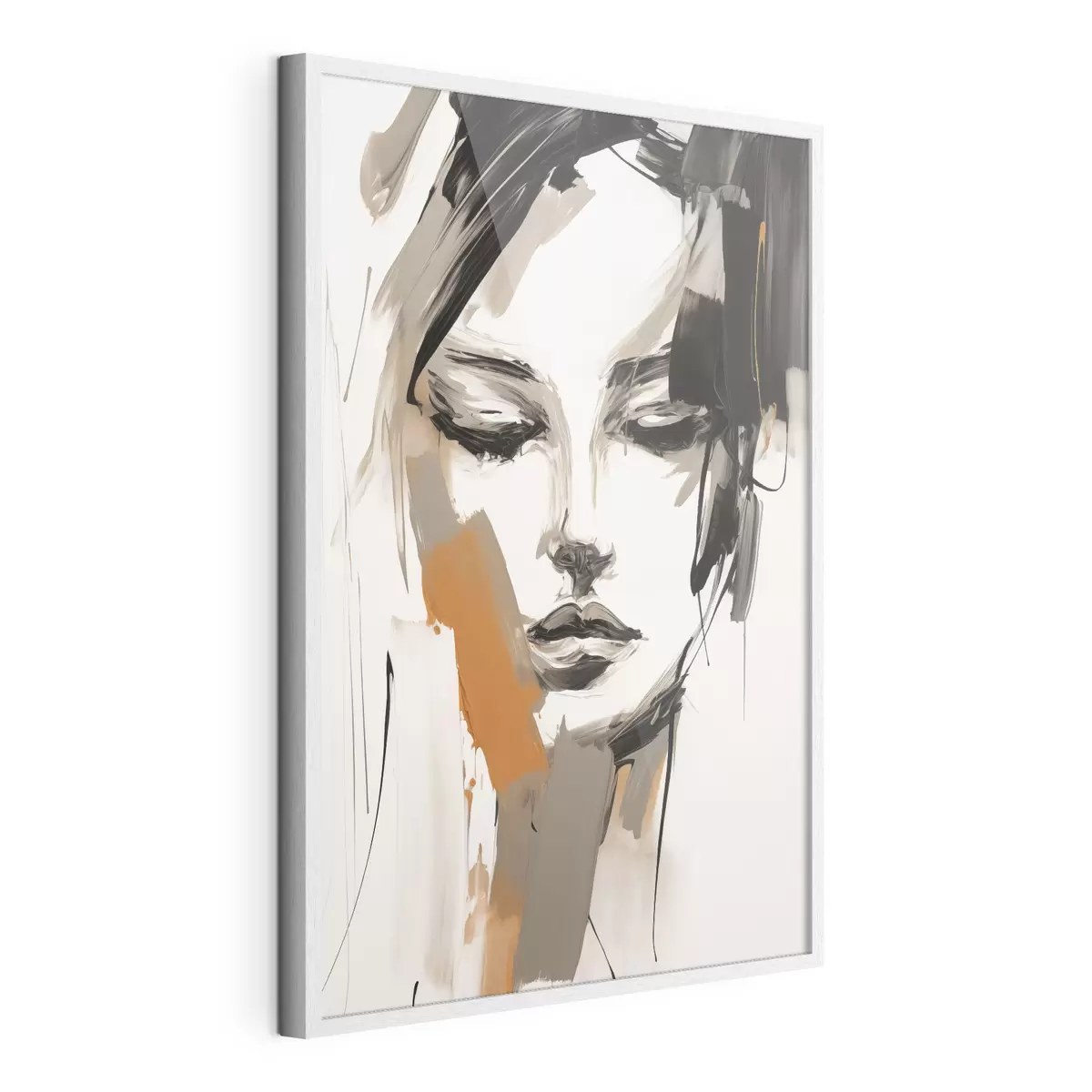 Affiche Portrait abstrait d'une jeune fille f47801