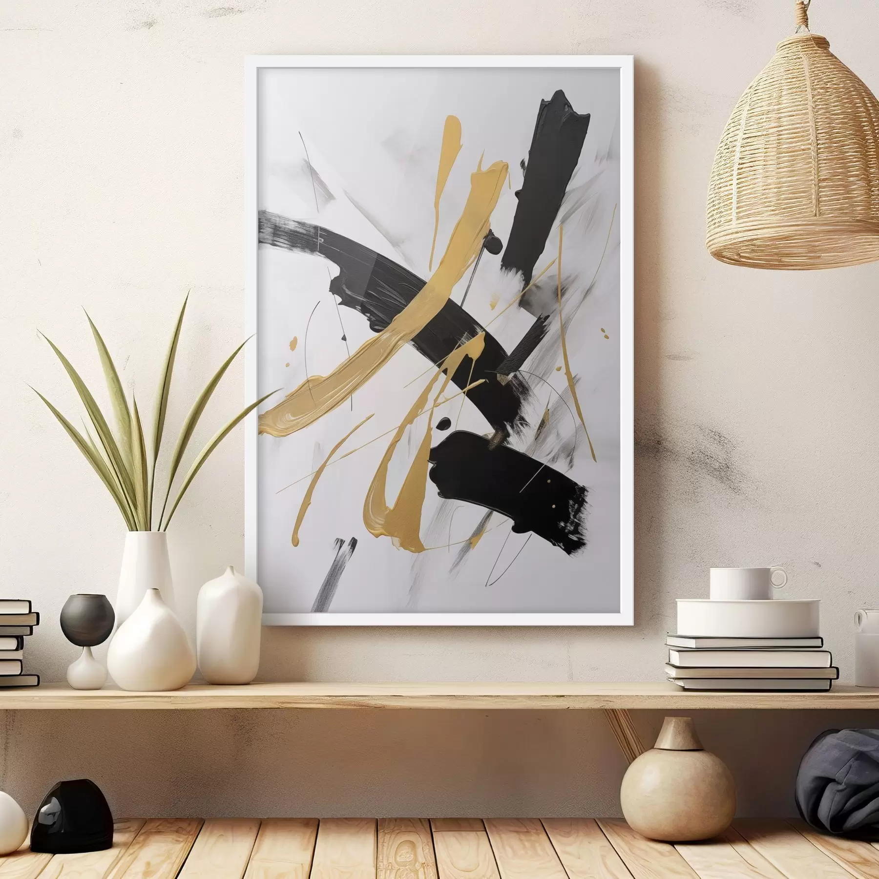 Fotobehang Chaotische abstractie f47808