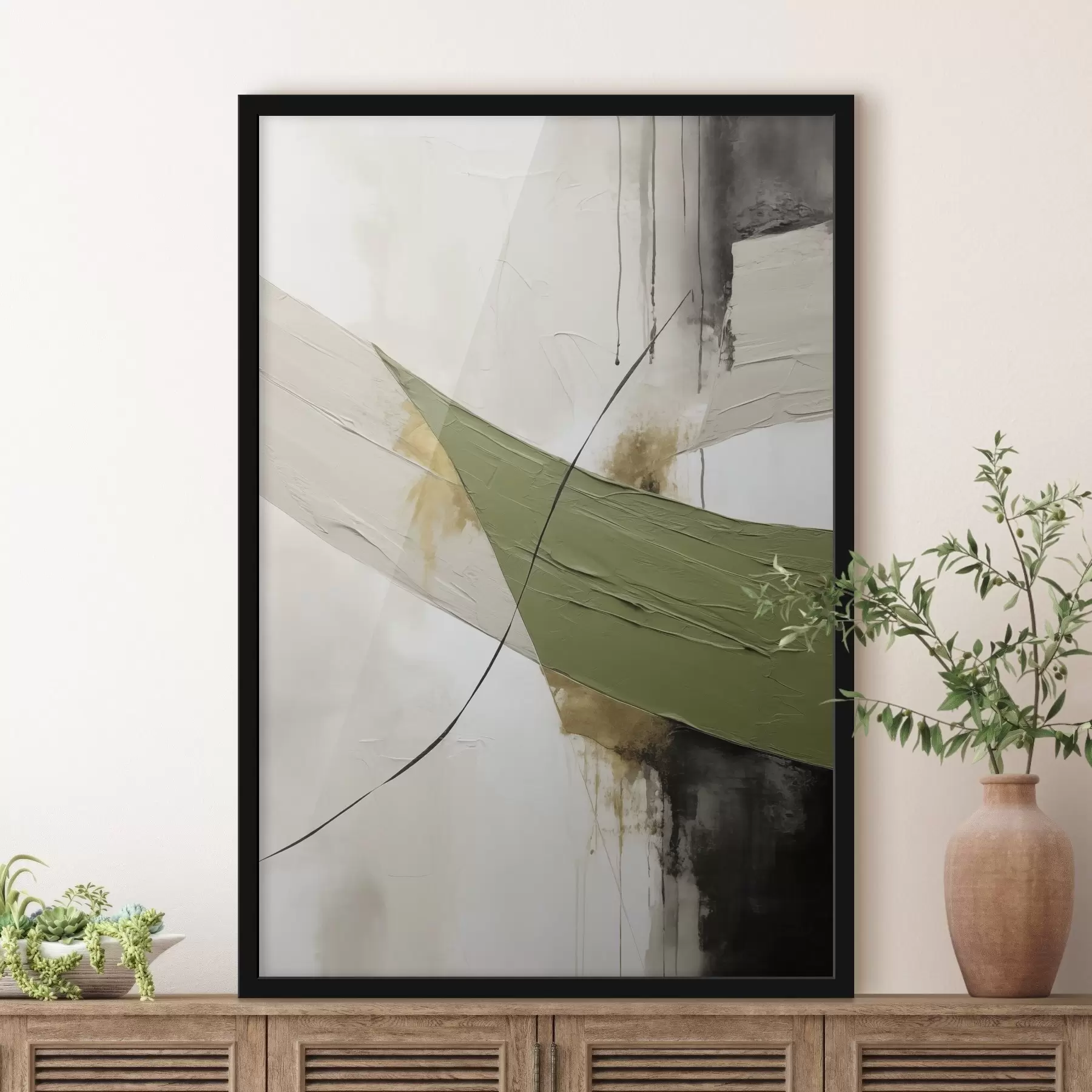 Fotobehang Moderne abstracte compositie f47812