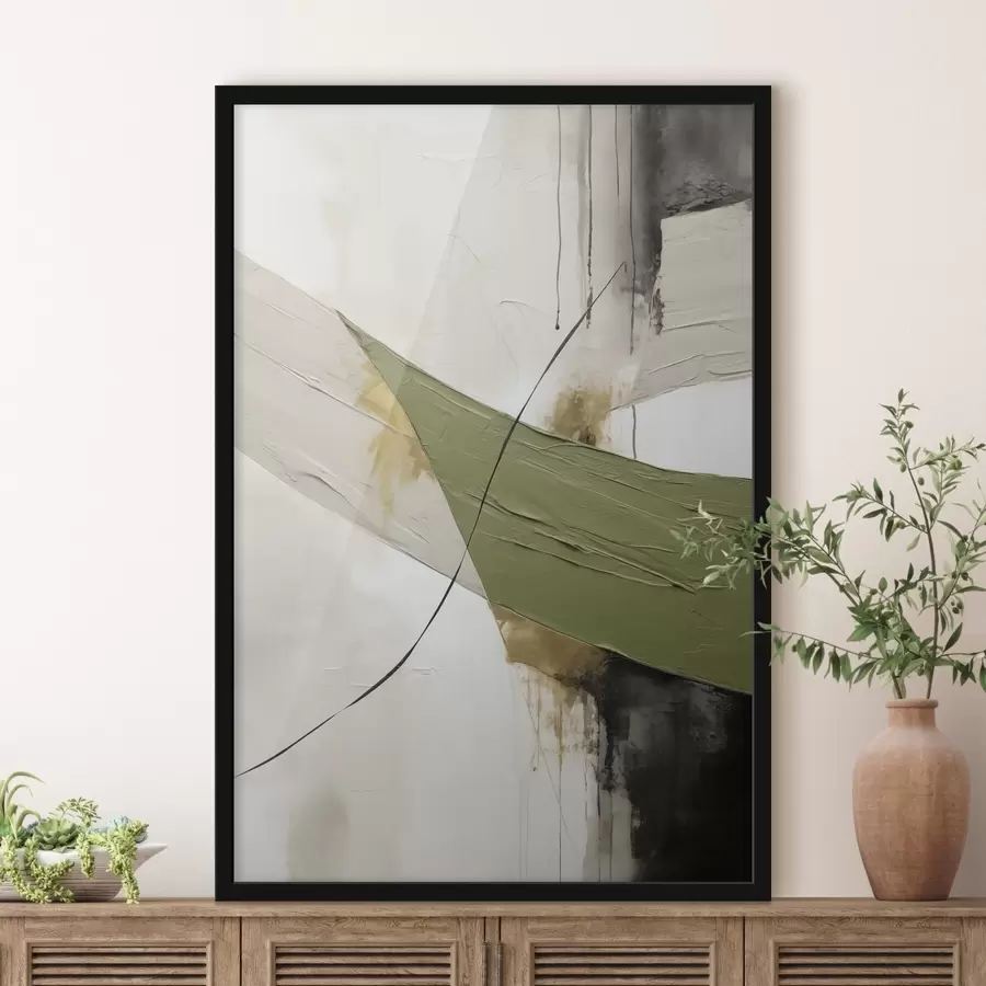 Fotobehang Moderne abstracte compositie f47812