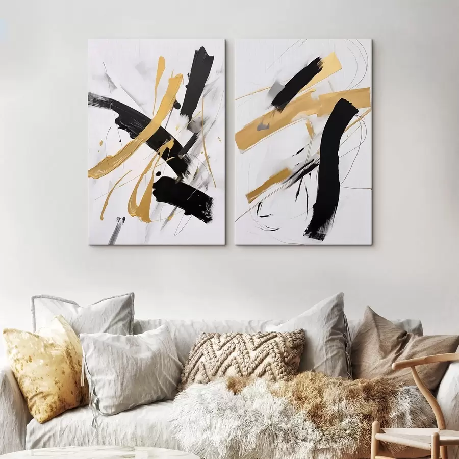  Peintures Abstraction chaotique m30008