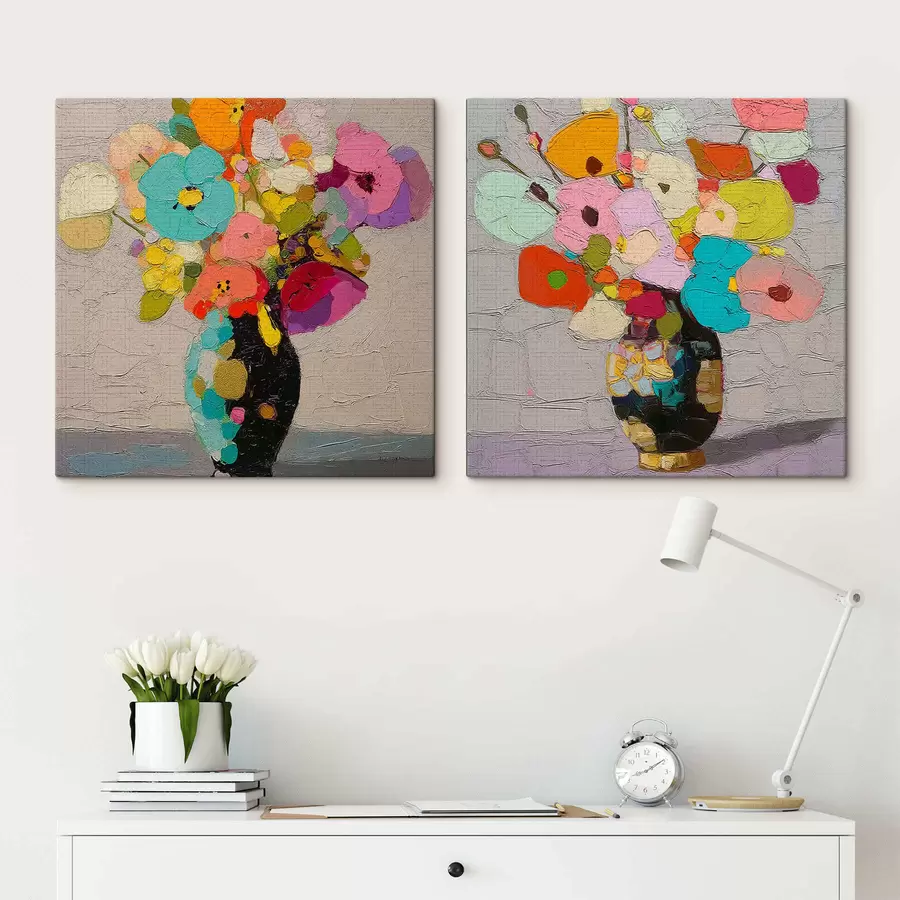  Peintures Nature morte florale m30016