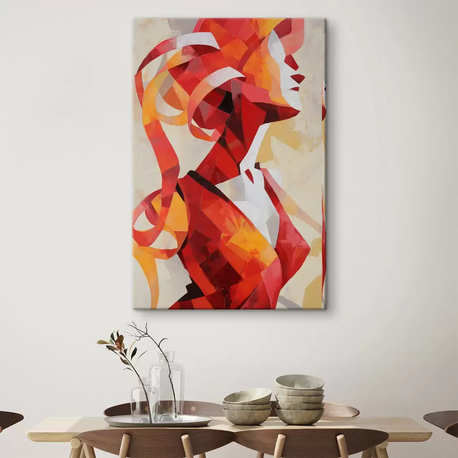 Fotobehang Abstract vrouwelijk portret s47832