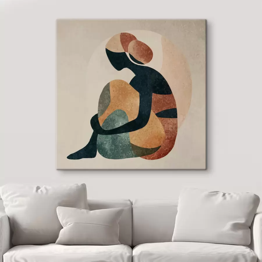 Fotobehang Abstract menselijke figuur s47839