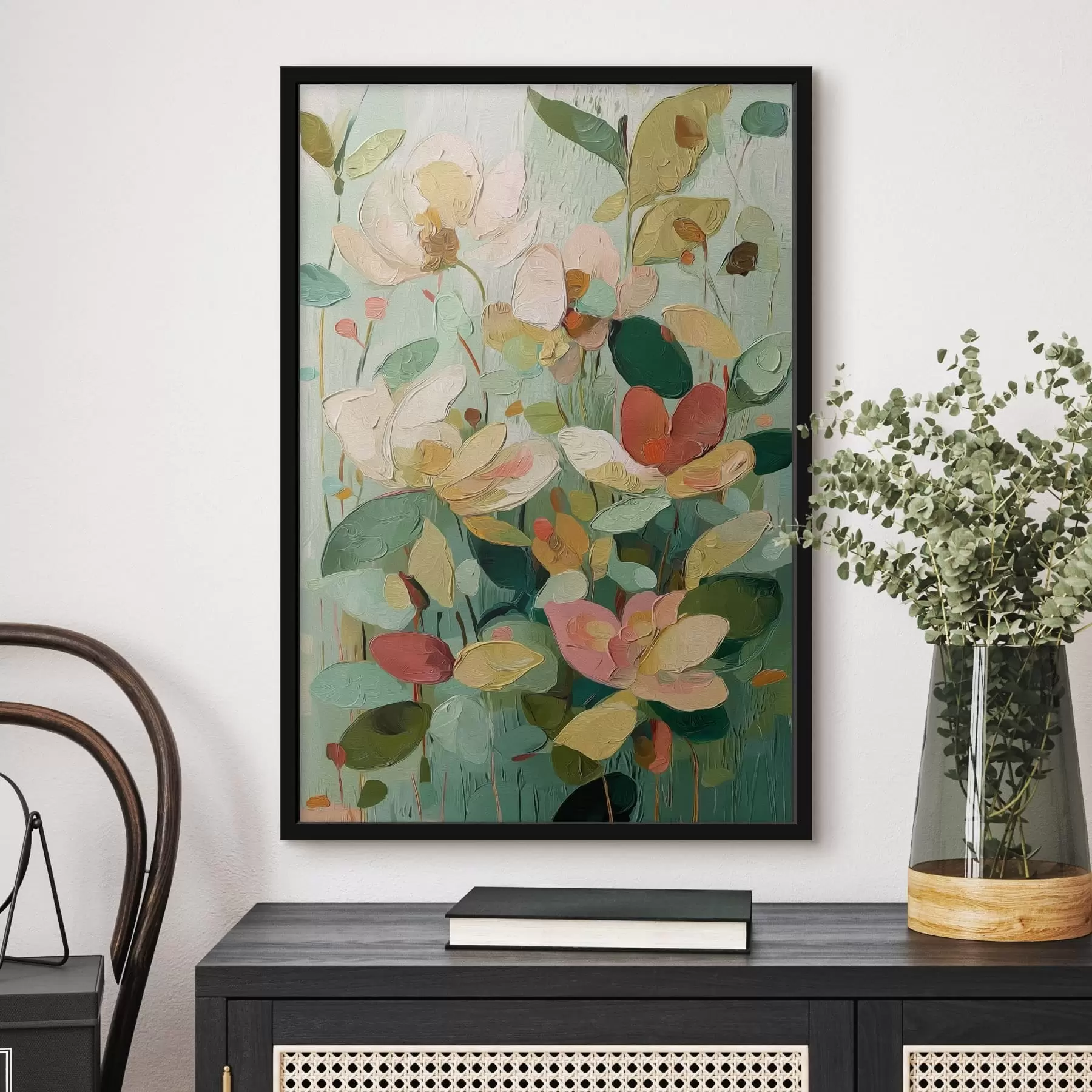 Fotobehang Abstracte bloemen f47829