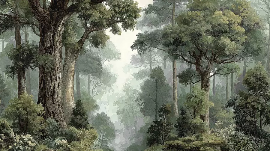 Fotobehang Loofbos w05196