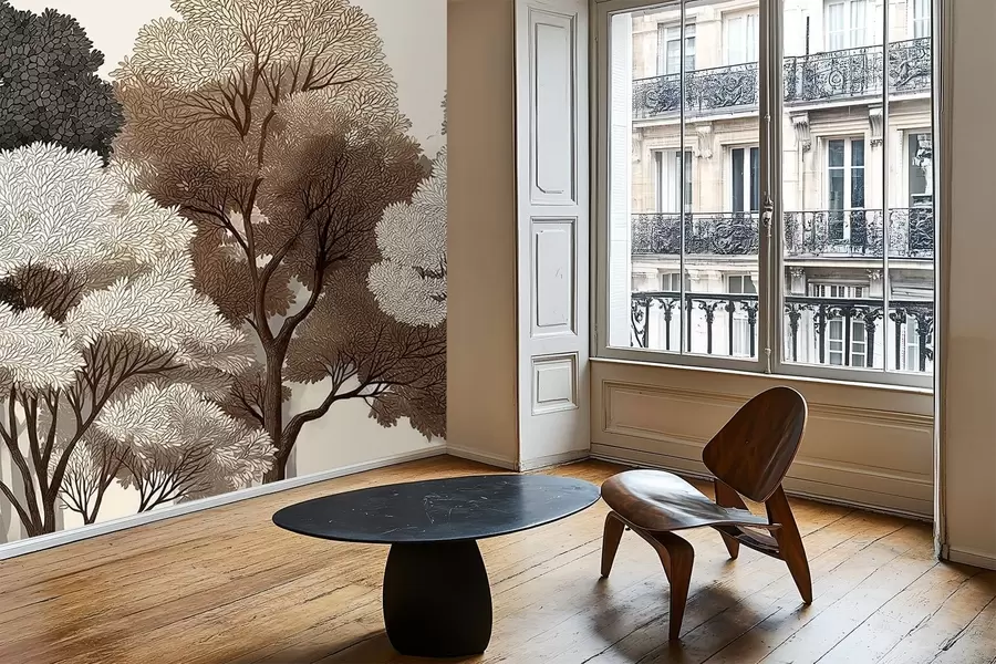 Papier peint photo Forêt de feuillus w05198