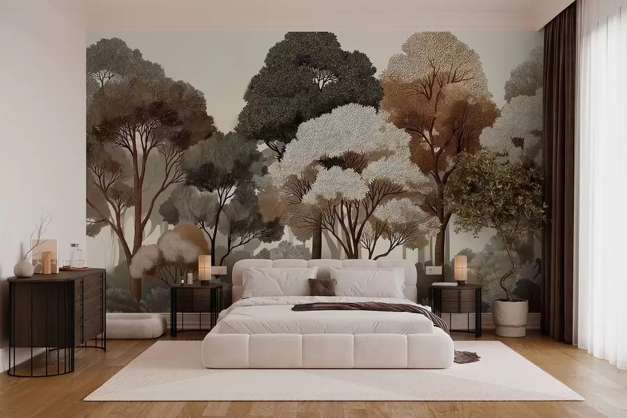 Papier peint photo Forêt de feuillus w05198v1