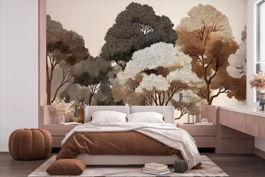 Papier peint photo Forêt de feuillus w05198v1