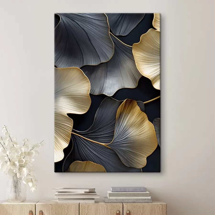  Schilderijen Ginkgobladeren s48006