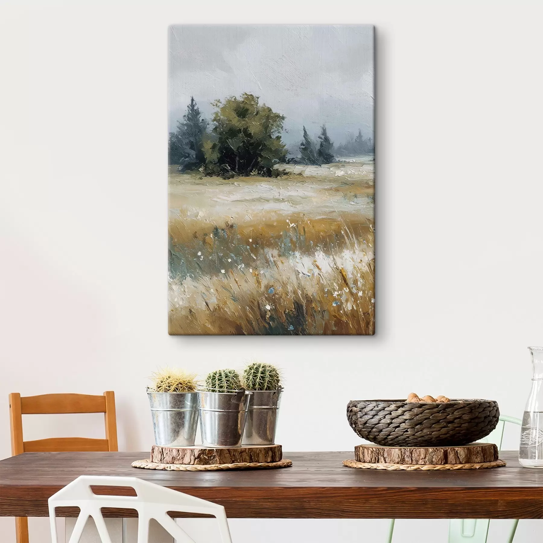  Peintures Plantes de plein champ, imitation peinture à l'huile s48009