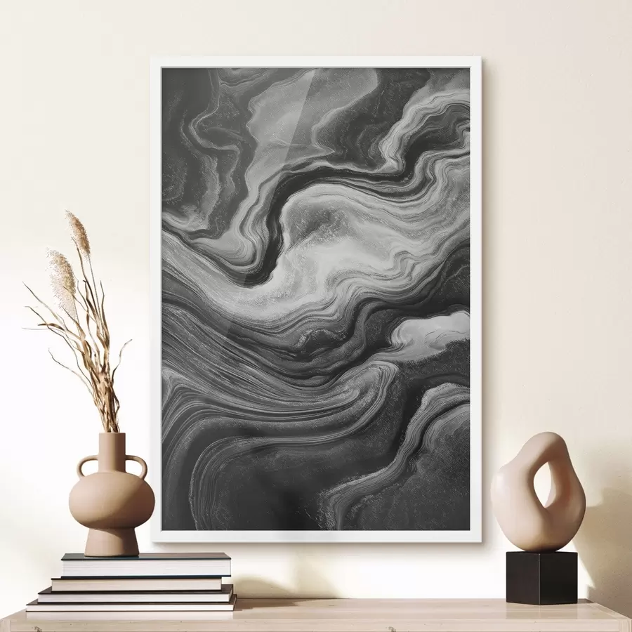 Papier peint photo Fluide, taches de peinture f48000