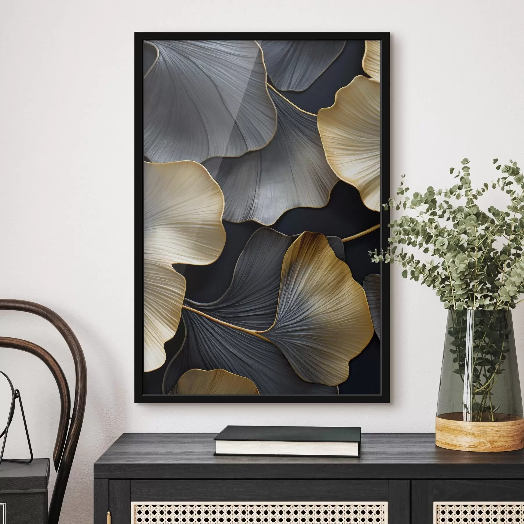 Papier peint photo Feuilles de ginkgo f48006