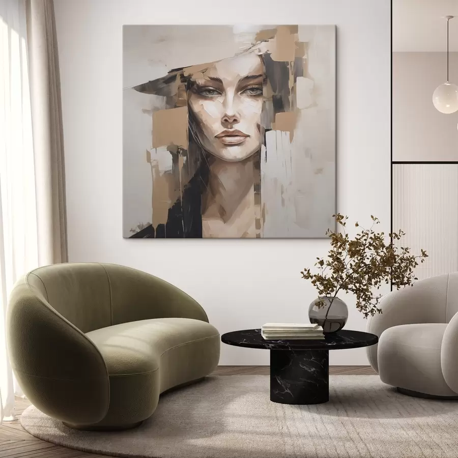  Peintures Portrait abstrait s48051