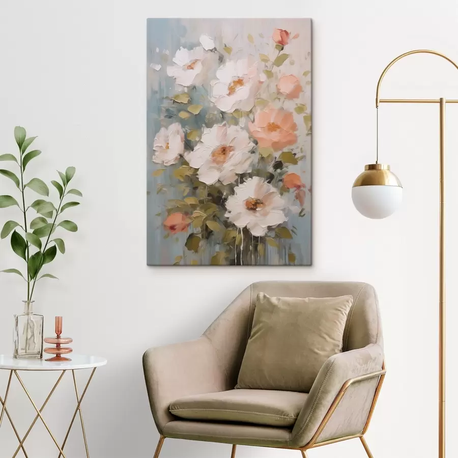  Schilderijen Een boeket bloemen imitatie van schilderij s48056