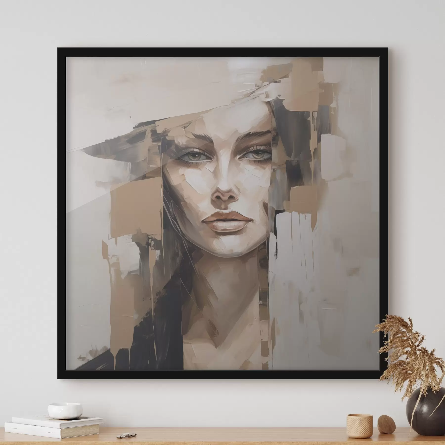 Papier peint photo Portrait abstrait f48051