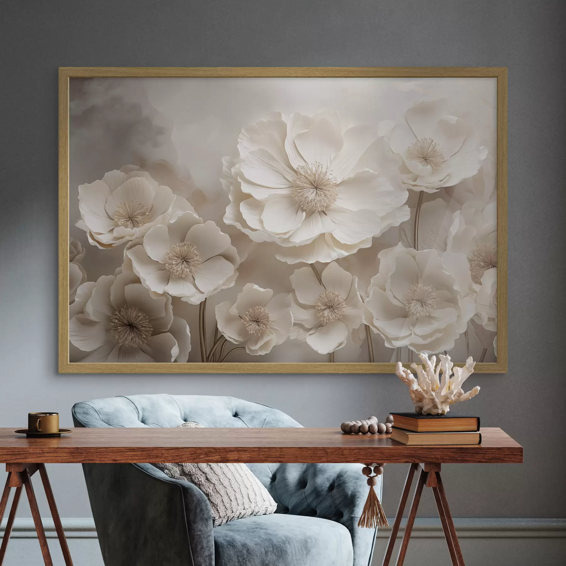 Papier peint photo Grandes fleurs f48111